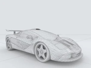 vehicle - supercar car 63 3D Model