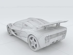 vehicle - supercar car 63 3D Model