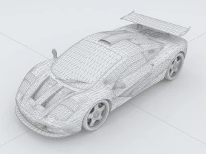 vehicle - supercar car 63 3D Model