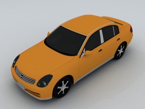 vehicle - supercar car 64 3D Model