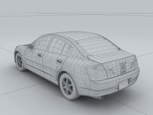 vehicle - supercar car 64 3D Model