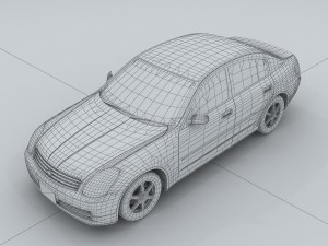 vehicle - supercar car 64 3D Model