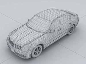 vehicle - supercar car 64 3D Model