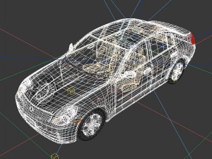 vehicle - supercar car 64 3D Model