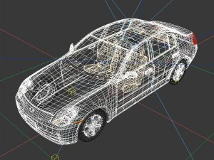 vehicle - supercar car 64 3D Model