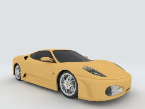 vehículo - coche superdeportivo 65 Modelo 3D