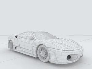vehicle - supercar car 65 3D Model