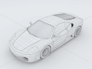 vehicle - supercar car 65 3D Model
