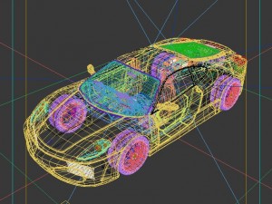 vehicle - supercar car 65 3D Model