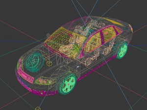 vehicle - supercar car 66 3D Model