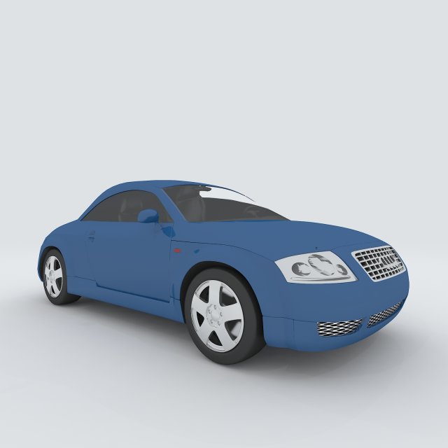 vehicle - supercar car 81 3D Model .c4d .max .obj .3ds .fbx .stl .blend 