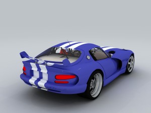 vehicle - supercar car 83 3D Model
