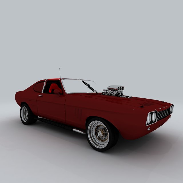 vehicle - supercar car 84 Modelo 3D .c4d .max .obj .3ds .fbx .stl .blend 