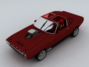 vehicle - supercar car 84 Modelo 3D