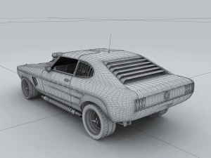 vehicle - supercar car 84 3D Model