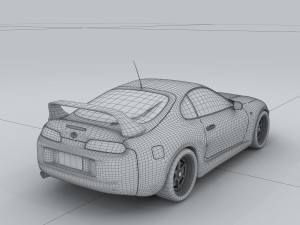 vehicle - supercar car 86 Modello 3D