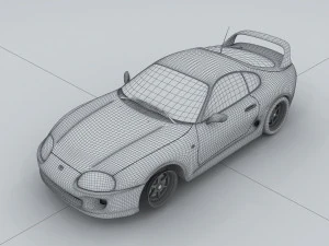 vehicle - supercar car 86 3D Model