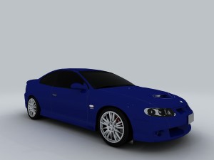 vehicle - supercar car 338 3D Model