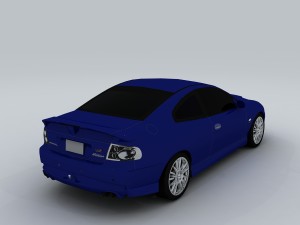 vehicle - supercar car 338 3D Model