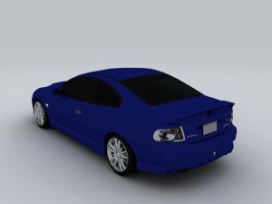 vehicle - supercar car 338 3D Model