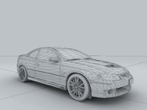 vehicle - supercar car 338 3D Model
