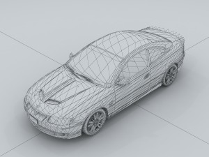 vehicle - supercar car 338 3D Model