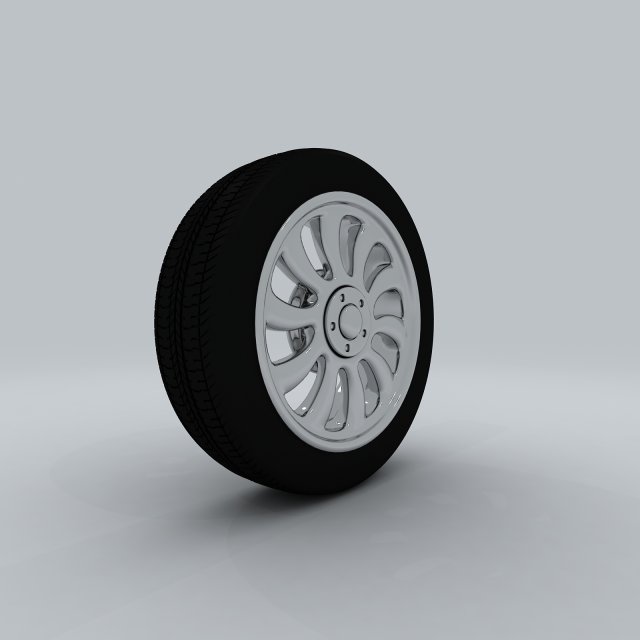 vehicle - tire wheel 3D 모델 .c4d .max .obj .3ds .fbx .stl .blend 