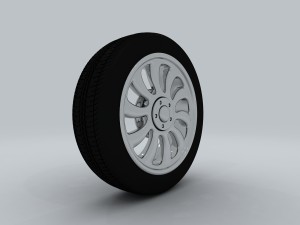 vehicle - tire wheel Modello 3D