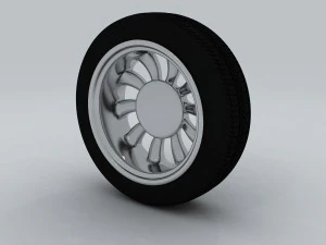 vehicle - tire wheel 3D Model