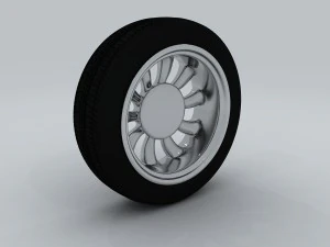 vehicle - tire wheel 3D Model