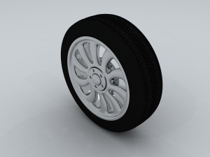 vehicle - tire wheel 3D 모델