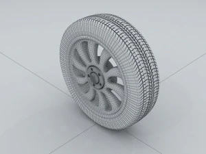 vehicle - tire wheel 3D Model