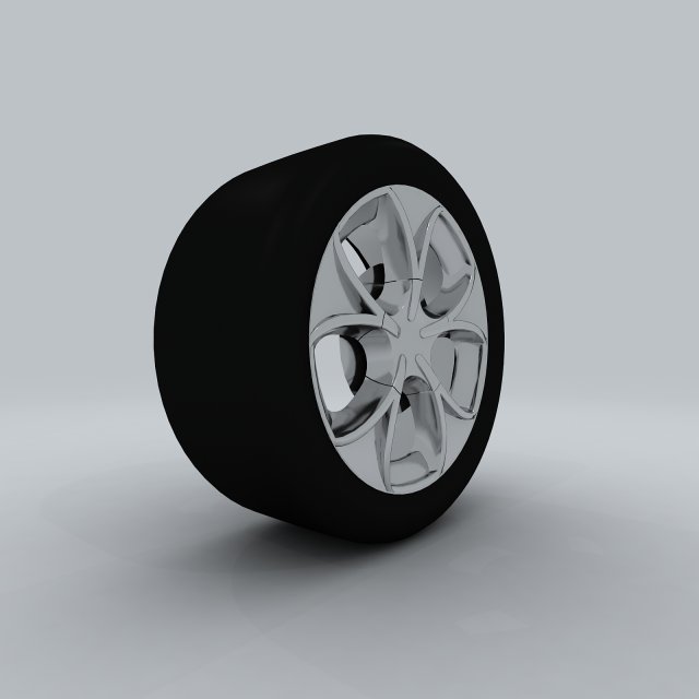 vehicle - tire wheel 02 3Dモデル .c4d .max .obj .3ds .fbx .stl .blend 