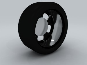 vehicle - tire wheel 02 3Dモデル