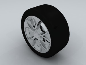 vehicle - tire wheel 02 3Dモデル