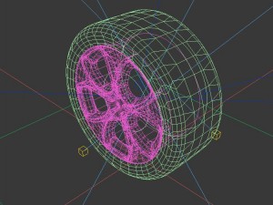 vehicle - tire wheel 02 3Dモデル