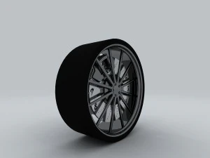 vehicle - tire wheel 03 3D Model