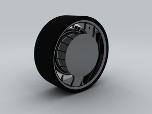 vehicle - tire wheel 03 3D Model