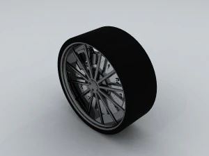 vehicle - tire wheel 03 3D Model