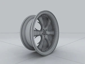 vehicle - tire wheel 04 3D Model