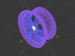 vehicle - tire wheel 04 Modelo 3D