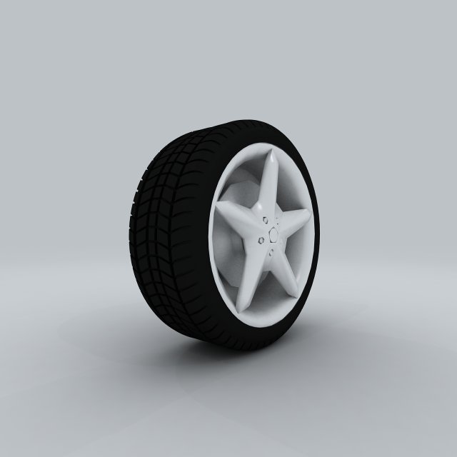 vehicle - tire wheel 06 3D मॉडल .c4d .max .obj .3ds .fbx .stl .blend 