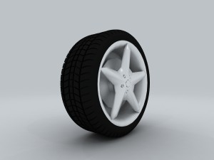vehicle - tire wheel 06 3D 모델