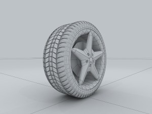 vehicle - tire wheel 06 3D मॉडल