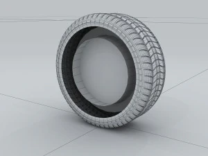 vehicle - tire wheel 06 3D Model