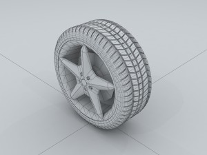 vehicle - tire wheel 06 3D मॉडल
