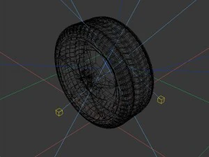 vehicle - tire wheel 06 3D Model