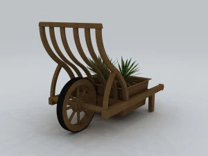 vehicle - trolley 3D Model