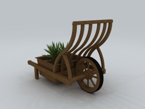 vehicle - trolley 3D-Modell