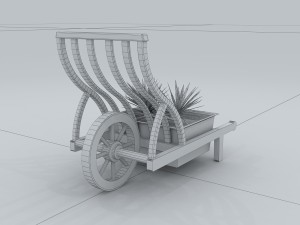 vehicle - trolley 3D-Modell